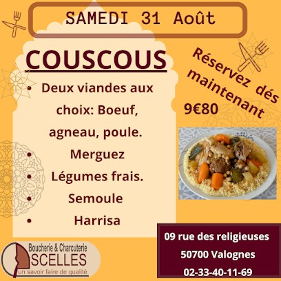 Boucherie & Charcuterie SCELLES VALOGNES, Boucherie à Valognes