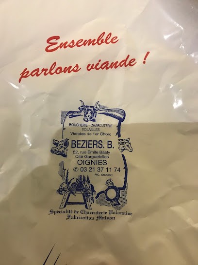 Boucherie Beziers, Boucherie à Oignies