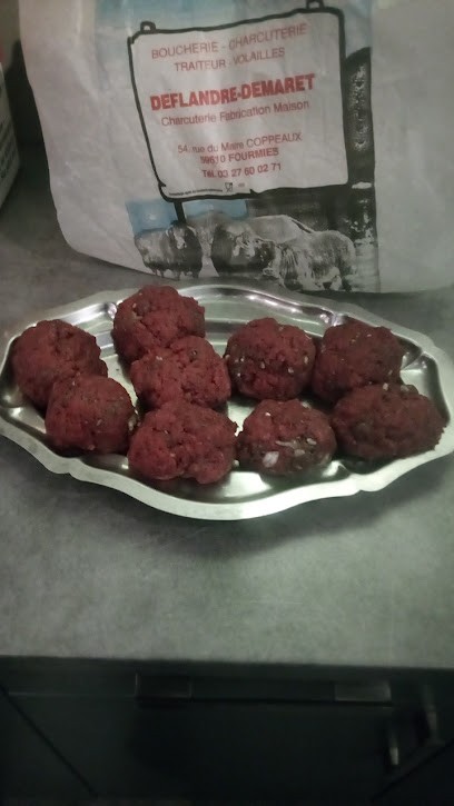 Deflandre Raphaël, Boucherie à Fourmies