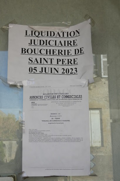 Boucherie De Saint Père, Boucherie à Saint-Père